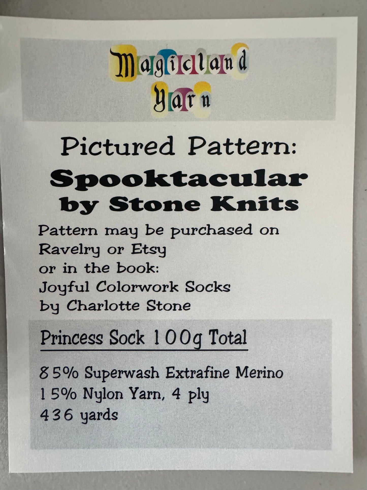 Spooktacular Sock Kit
