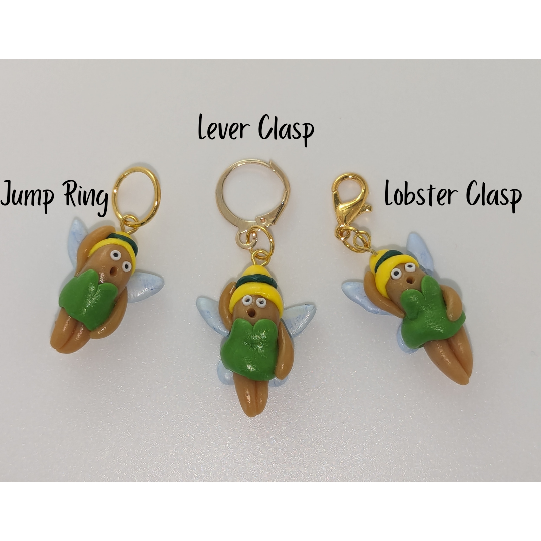 Jealous Pixie - Stitch Marker, Charm