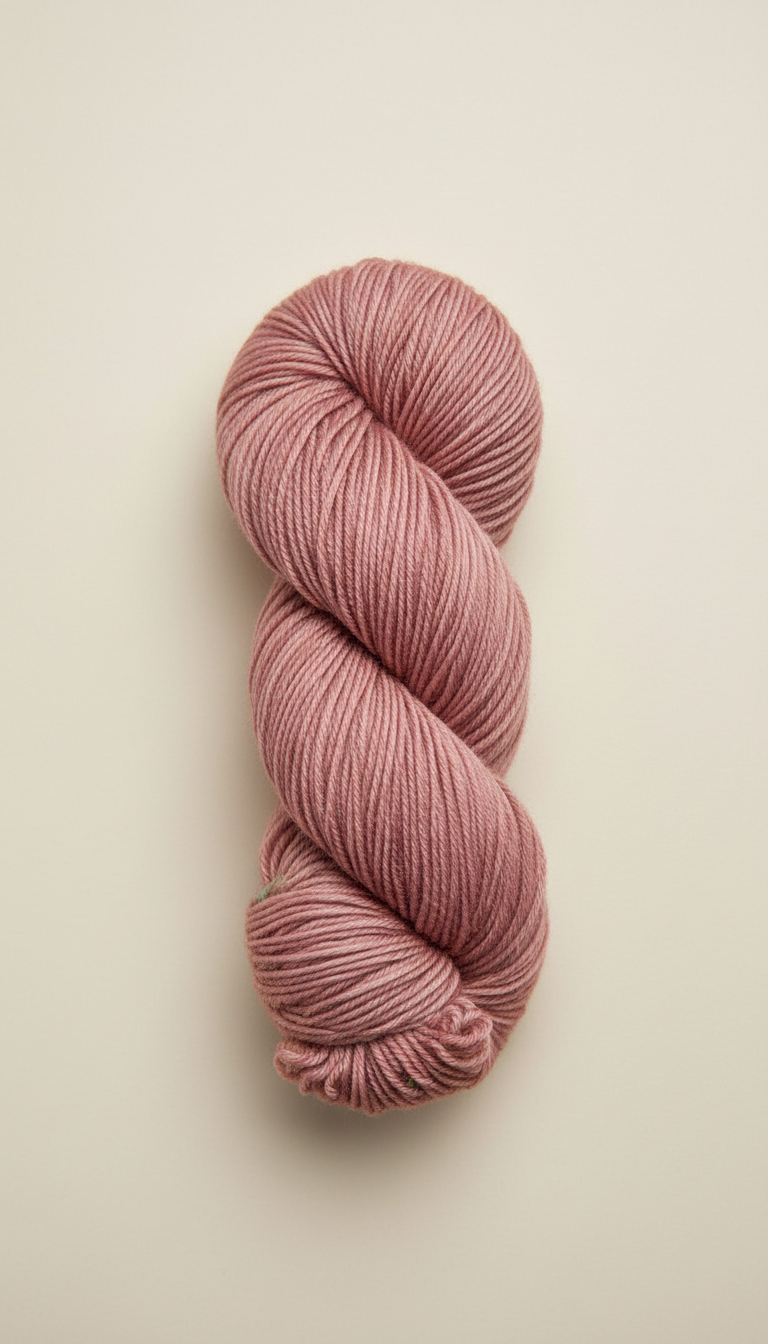 Dusty Rose classic wool skein