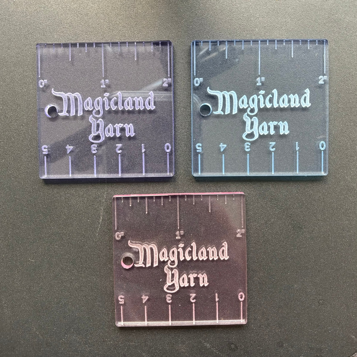 Ruler: Mini 2"x2" Transparent