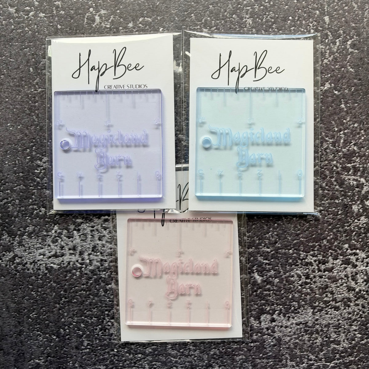 Ruler: Mini 2"x2" Transparent