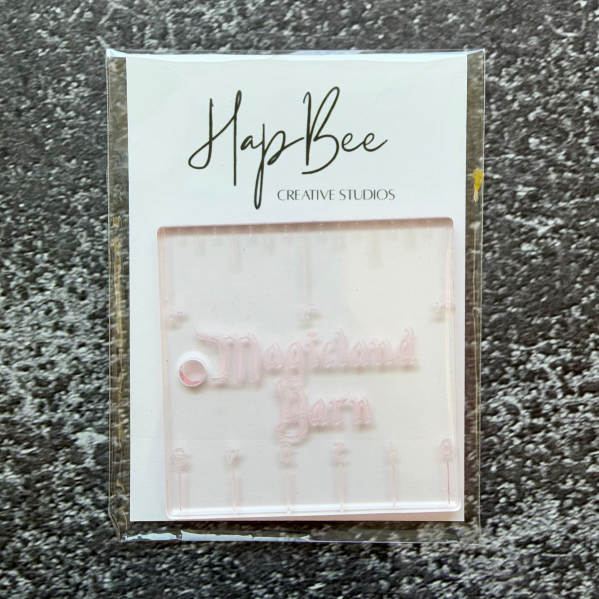 Ruler: Mini 2"x2" Transparent