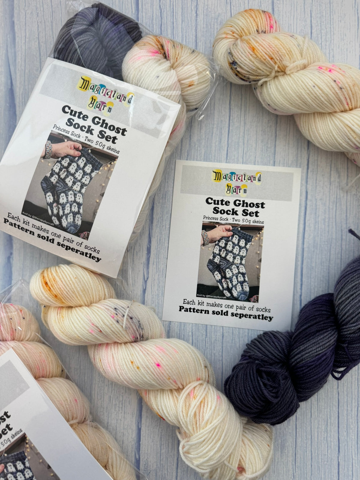 Cute Ghost Sock Kit