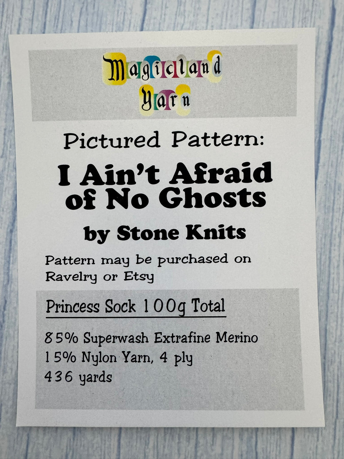Cute Ghost Sock Kit