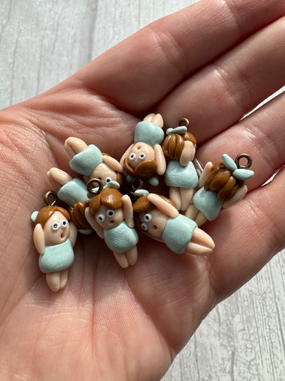 Wendy, (Peter Pan) - Stitch Marker, Charm