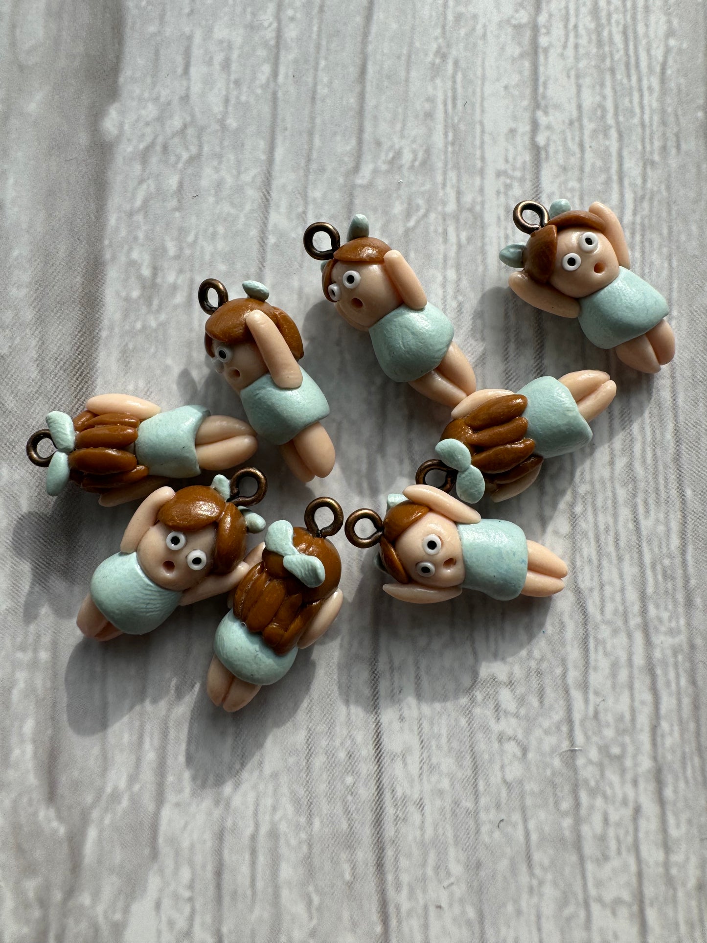 Wendy, (Peter Pan) - Stitch Marker, Charm