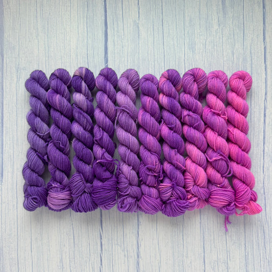 10-mini skein gradient