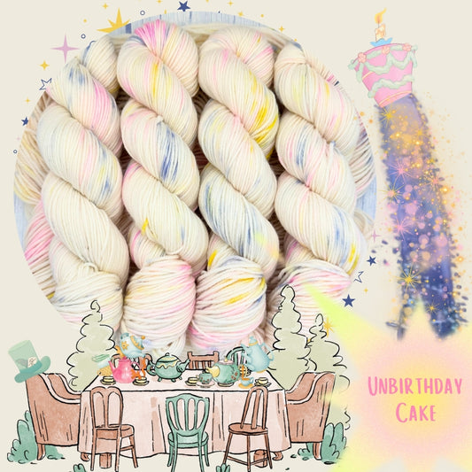 Unbirthday Cake 20g “Minnie” skein in Princess Sock